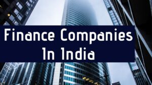 Finance Companies in India