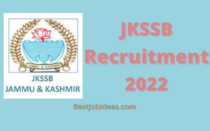 JKSSB Recruitment 2022